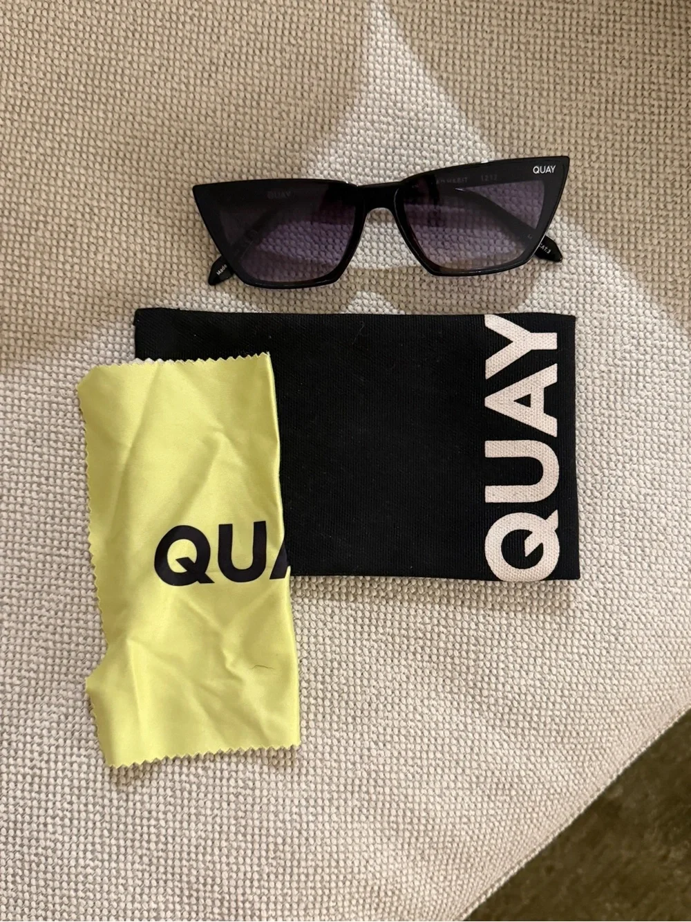 QUAY Women's Bad Habit Cat Eye Sunglasses